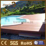 Tropical Area Application Teak Wood Color UV-resistant Outdoor Synthetic Decking thumbnail-1