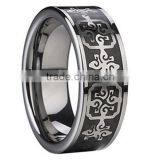 Classic Style Charm Tungsten Ring With High Polished, Christmas Gift , Wedding Ring for Men and Women thumbnail-2