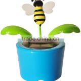 Hot Sale Customzied Color Glazed Ceramic Solar Flower Pot thumbnail-1