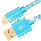 VOXLINK Colorful 5v 2a Gold Plated 2m Crocodile USB Typc c Charger Cable for Macbook thumbnail-4