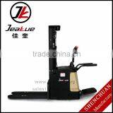 China Cheap 2 Ton Standing Full Electric Stacker Truck thumbnail-3