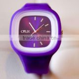 classic watch interchangeable silicone band 2012 new wristwatch