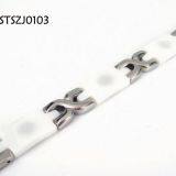 BIO Energy Engraved Titanium Stainless Steel Bracelet Jewelry thumbnail-2