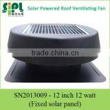 Solar Vent 12 Inch Attic Fan! Home Use 12 Watt Exhaust Fan thumbnail-1