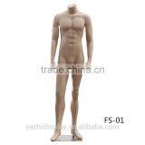 Window Display Fiberglass Matt Skin Muscle Male Mannequin for Sale thumbnail-1