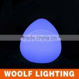 PE Plastic Rechargeable 16 Colors RGB Waterproof LED Peach Light thumbnail-2