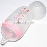 Manufacture Eco-friendly BPA Free New Baby Feeding Bottle With Dispensing Spoon thumbnail-4