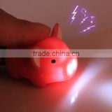 led pig keychain with sound