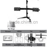 2016 Aluminum Desk Quad LCD Monitor Arm Stand Mount thumbnail-1