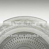 Round Glass Cake Plate thumbnail-2