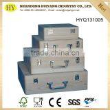 FSC Unfinished Wooden Suitcase Tool Box thumbnail-1