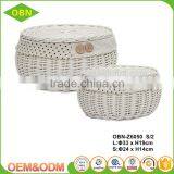 Custom 100% Handmade Eco-friendly Handled Colorful Fancy Natural Wicker Gift Easter Basket With Liner thumbnail-6