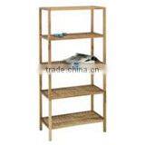 Walnut Wood Oil Painted Flower Shelf for Balcony thumbnail-2