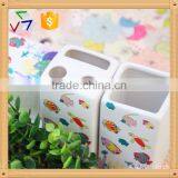 Colorful Funny Decoration Children Ceramic Bathroom Accessories Set thumbnail-3