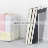Wholesale Custom Handmade Clear Acrylic Book End / Book Stand