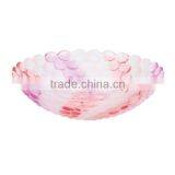 Fashion Star Style Fruit Plate of Hotel Rubbish Bin /new Design Glass Centerpiece Crystal Bling Fruit/ Salad /candy Plate BHL-P3 thumbnail-1