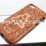 Classical Chinese Walnut/bamboo/rosewood/cherry/maya Cartoon Cell Phone Case for Iphone thumbnail-1