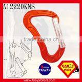 B Type Straight Gate 24KN Aluminum Carabiner For Mountain Climbing thumbnail-2