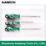 Professional High Grade Three Colors Handle Screwdriver Made in China