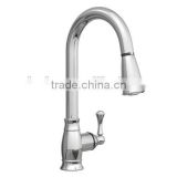 Durable Single handle kitchen faucet with pull-down