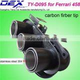 Various Size New Style Carbon Fiber Exhaust Tip thumbnail-1