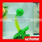 UCHOME Portable Cip Fan Mini USB Charging Small Fan Creative Clip Small Fan thumbnail-3