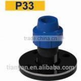 TY High Quality PP Compression Fittings FLANGE Eco-friendly Cheap Price Full Size Factory Price List Discount thumbnail-2