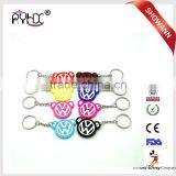 2017 Hot Sale New Product Custom Colorful PVC Keychain Made In China Wholesale thumbnail-3