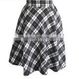 Fashion 2015 Autumn Winter Casual High Waist Midi Women Girl Knee-Length Skirt thumbnail-3