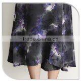 Floral Print Women Long Maxi Skirt thumbnail-3