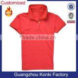 Best Quatity Wholesale Custom Pink Plain Polo Shirt for Women