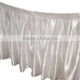 100% Satin Table Skirting for Weddings thumbnail-1