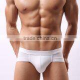 Custom 2016 Classic Cotton Mens Underwear Briefs Low Waist U Conve Design Gay Underwear Black/white/Gray Breathable Underpants thumbnail-2