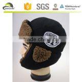 Plain 5 Panel Cap With Earflaps Design 5 Panel Caps Inside A Knot in Velvet thumbnail-3