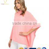 Pink Lovely Lady Cashmere Knitted Poncho Shawls thumbnail-1