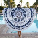 59inches Diameter Round Beach Towel With Tassel thumbnail-2