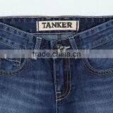 Dk Blue OEM/Wholesale HIGH-END100% Cotton Jeans Kids Fashion Jeans thumbnail-3