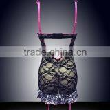 Chemise Sexy Baby Doll With Fantasitic Decorative Flower and Lace thumbnail-2