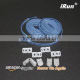 No Tie Elastic Laces With 4 Anchors - 6mm 8mm Width Lazy Shoelaces for All the Sports - Accept Custom - Amazon Supplier thumbnail-2