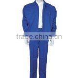 Navy Zipper Front Working Uniform Jacket and Pants thumbnail-1