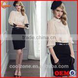 Women Summer Two Pieces Office Lady Uniform Business Lady Suit