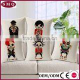 Factory Made Mixed Linen Fabric Painting Designs Cushion With Animal thumbnail-6