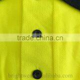 Mens High Visibility Two-tone Reflective Polyester/cotton Chest Pocket Safety Polo Shirt thumbnail-4