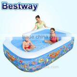 Bestway 2.29 m x 1.52 m x 56 cm Three-ring Rectangular Tank