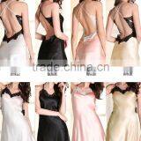 Factory Direct Sale Sexy Emulation Silk Condole Belt Nightgown Ms Summer Sexy Pajamas Household to Take thumbnail-6