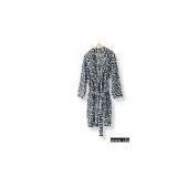 Rotary Printed Micro Velboa Bathrobe thumbnail-1