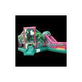 Green Man Combo Moonwalk Bouncer thumbnail-1