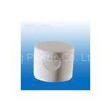 24/410 Cosmetic Bottle Cap , White Plastic Flip Top Shampoo Cap