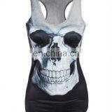 Modern Style Simple Design Lady Skull Rock T-shirt thumbnail-4