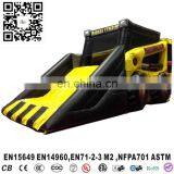 New Design Giant Inflatable Digger/engineer Truck/excavator Slide